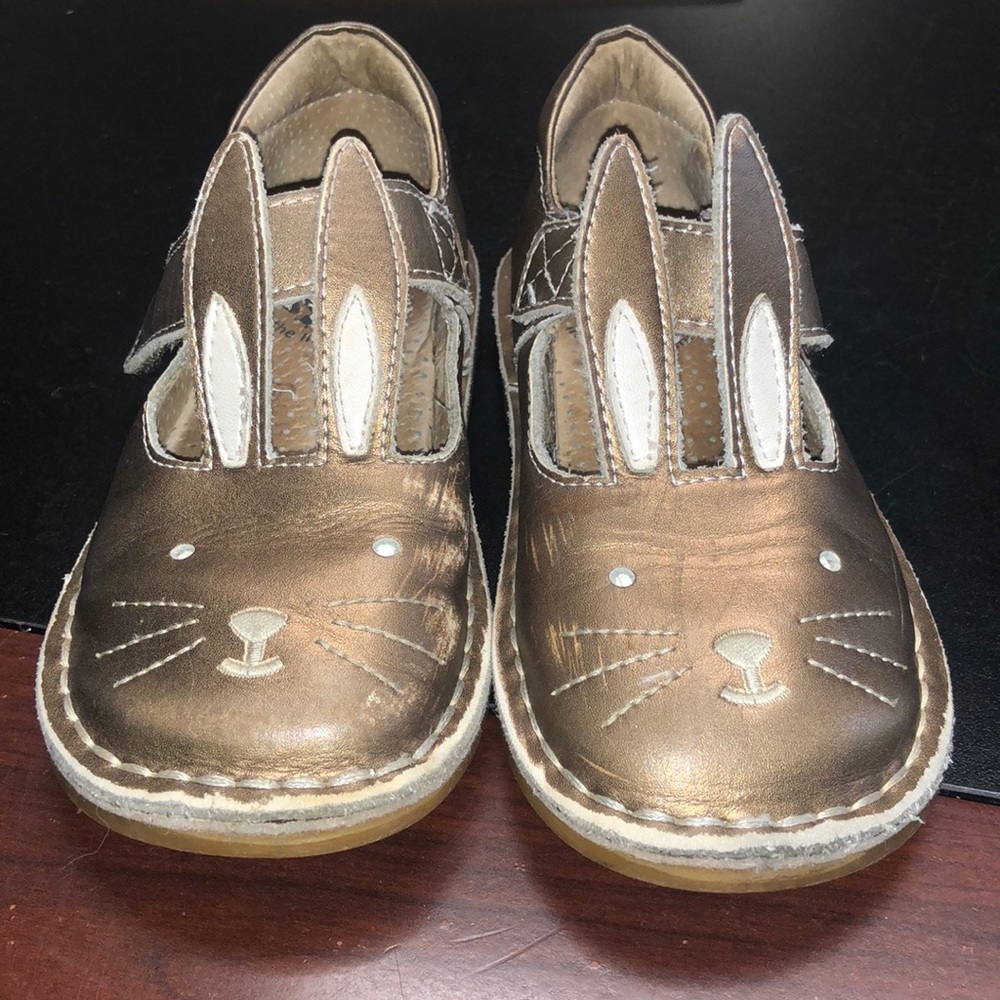 Livie & Luca Bronze Bunny Mary Janes